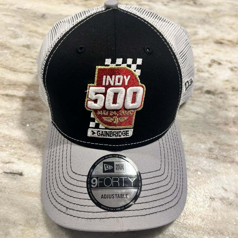 New Era Indy 500 104th May 24, 2020 Gainbridge 9FORTY Trucker Adjustable Hat